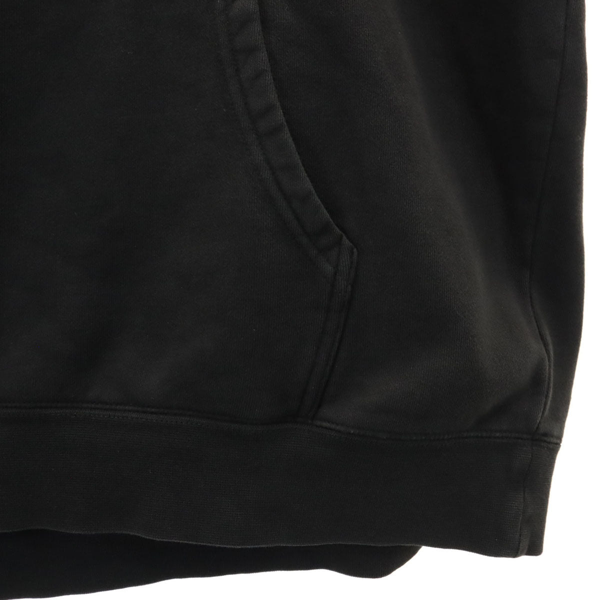 STUSSY ステューシー バックロゴ 長袖 スウェットパーカー LL ブラック 裏起毛 メンズ