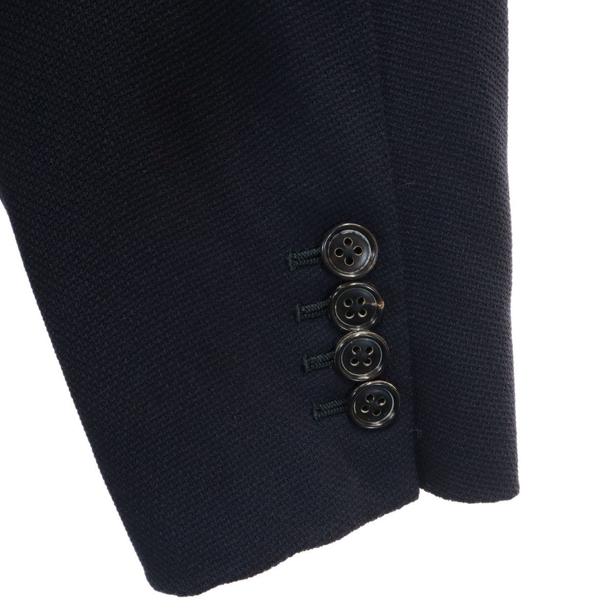 HERMES エルメス イタリア製 テーラードジャケット 52 ネイビー ブレザー メンズ