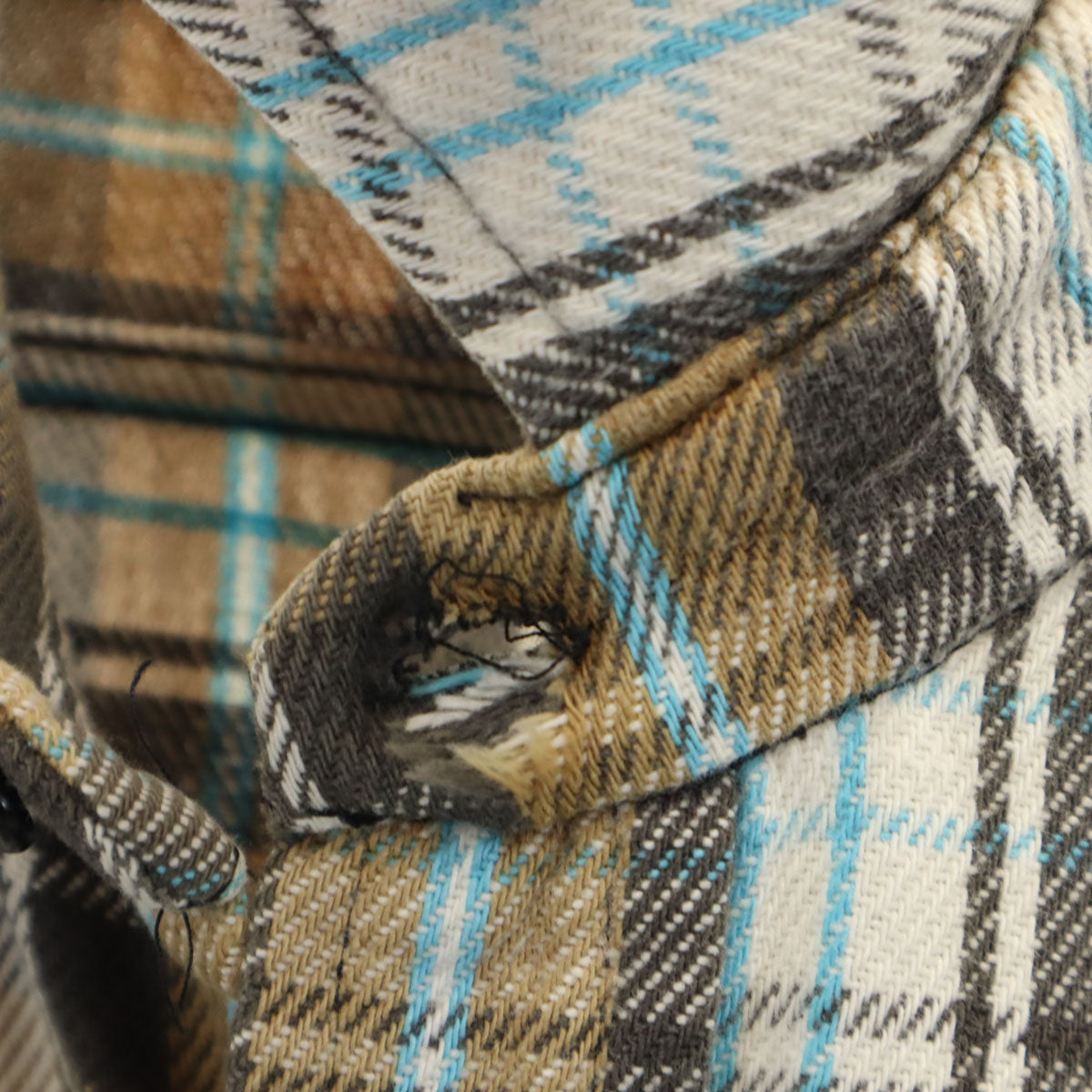 FROST PROOF フローストプルーフ 80s USA製 ヴィンテージ チェック柄 長袖 ネルシャツ L ブラウン系 メンズ