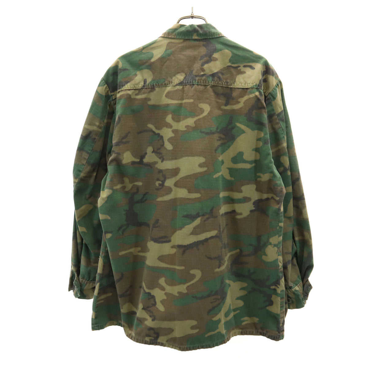 US ARMY アメリカ軍 70s ヴィンテージ ファティーグ DSA カモフラ柄 ジャケット M カーキ ミリタリー 迷彩 メンズ