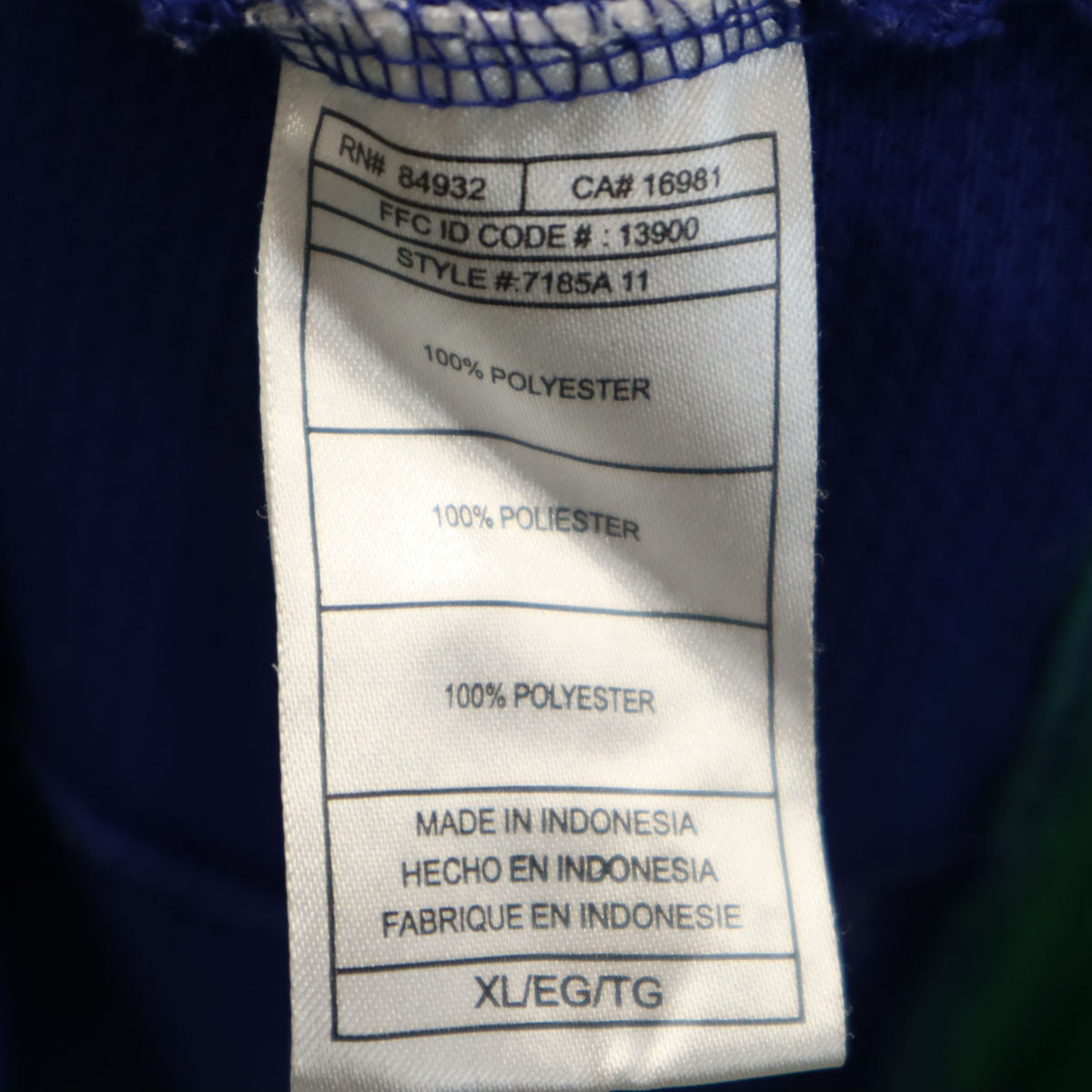 Reebok リーボック NHL バンクーバー・カナックス 長袖 ゲーム シャツ XL 青紺 ホッケー Vancouver Canucks メンズ