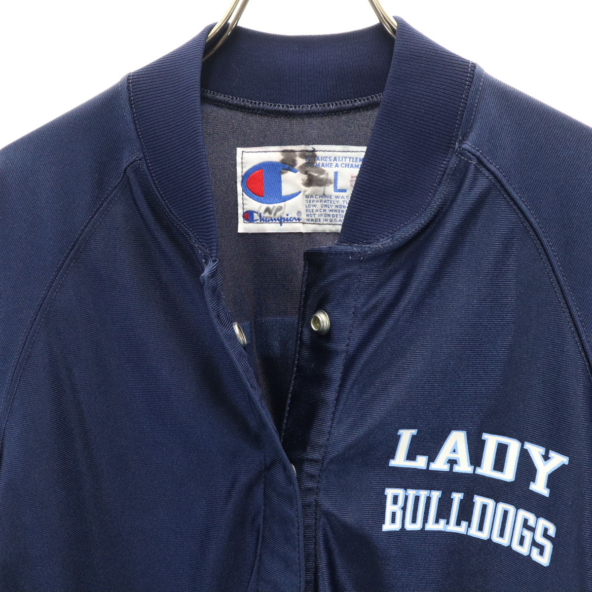 Champion チャンピオン ALTUS LADY BULLDOGS ハイスクール スポーツ ジャケット L ネイビー ブルゾン レディース