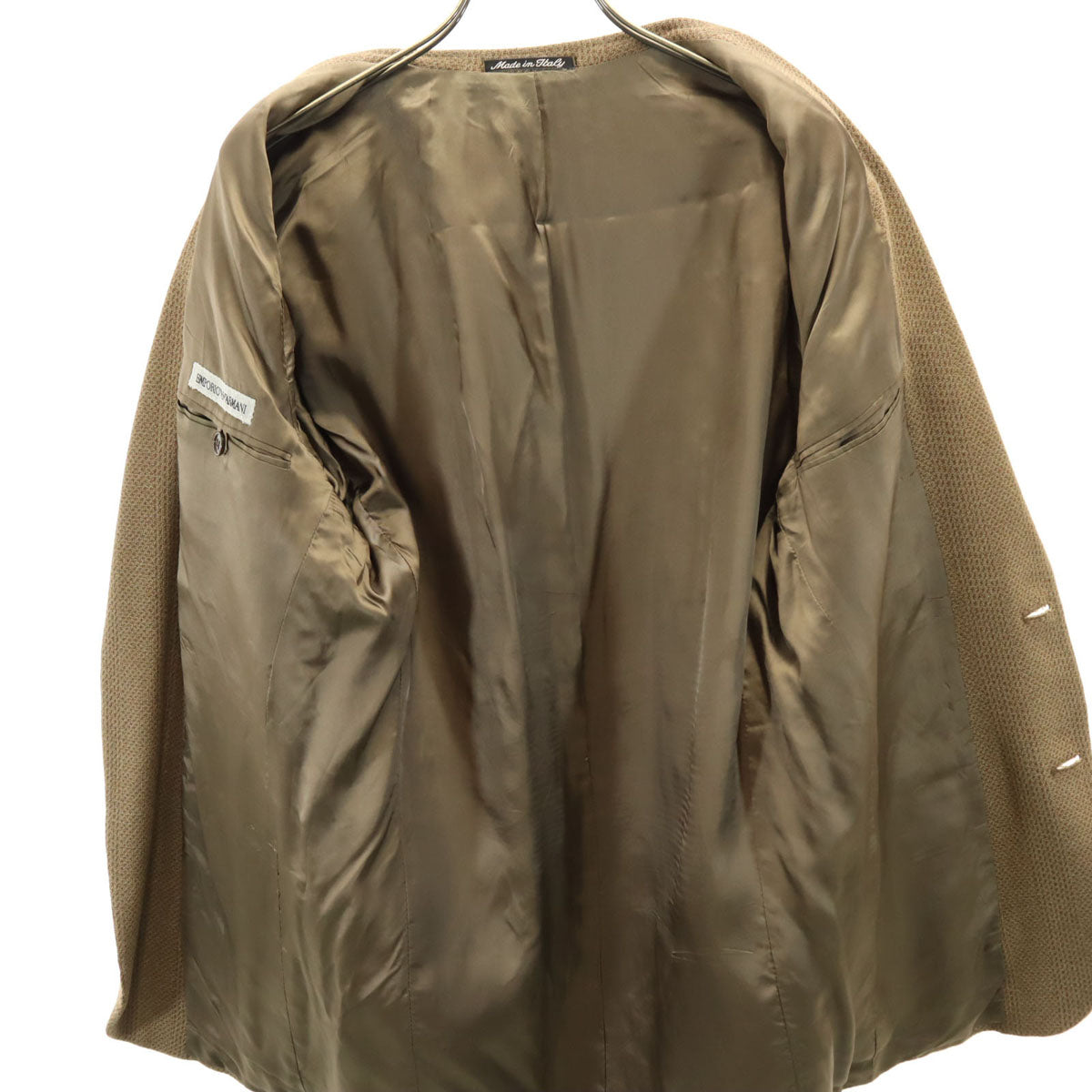 Emporio Armani エンポリオアルマーニ 90s イタリア製 オールド テーラードジャケット 44 ブラウン メンズ