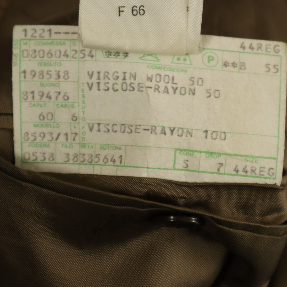 Emporio Armani エンポリオアルマーニ 90s イタリア製 オールド テーラードジャケット 44 ブラウン メンズ