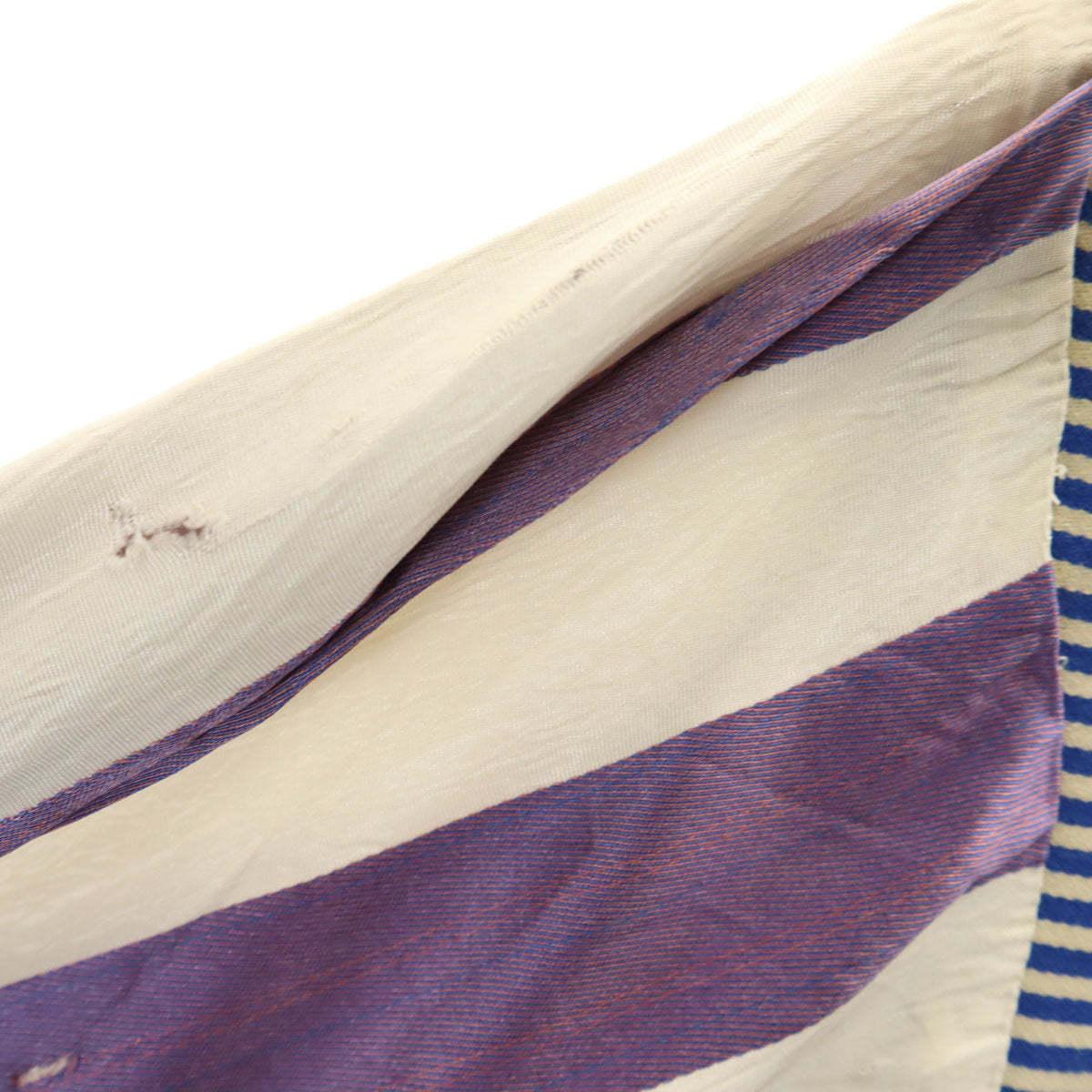 HERBERT LIVERIES LTD. 40s ヴィンテージ ボーダー柄 テーラードジャケット ネイビー レディース