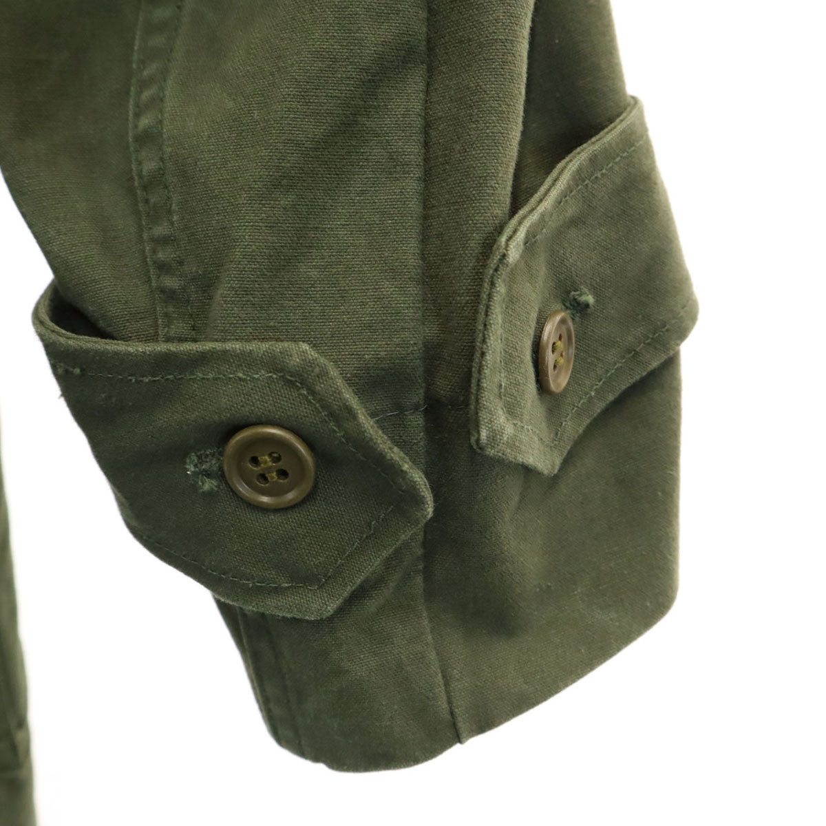 FRENCH ARMY フランス軍 ヴィンテージ ミリタリーコート L カーキ メンズ