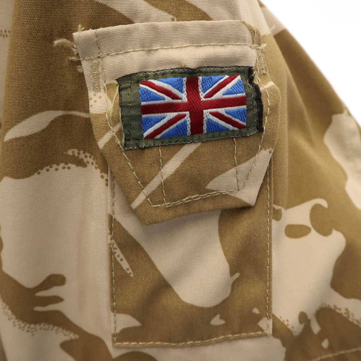 イギリス軍 カモフラ柄 コンバット スモック ミリタリージャケット 160/96 ベージュ系 迷彩 メンズ