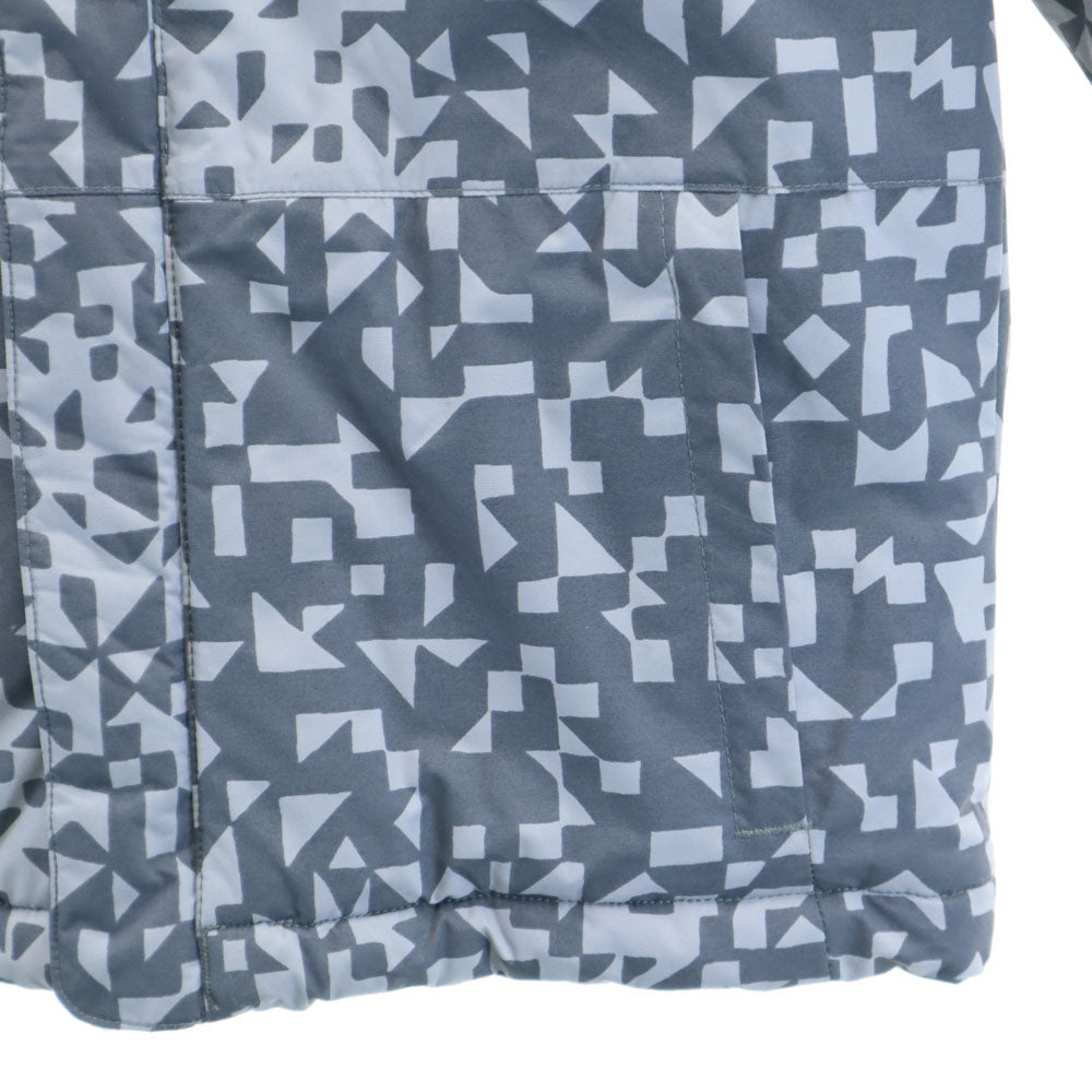 Columbia コロンビア 幾何学柄 中綿ジャケット M グレー キッズ