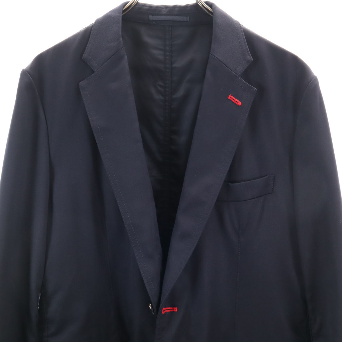 COMME des GARCONS HOMME コムデギャルソンオム 2008年 日本製 テーラードジャケット S ネイビー アンコン メンズ