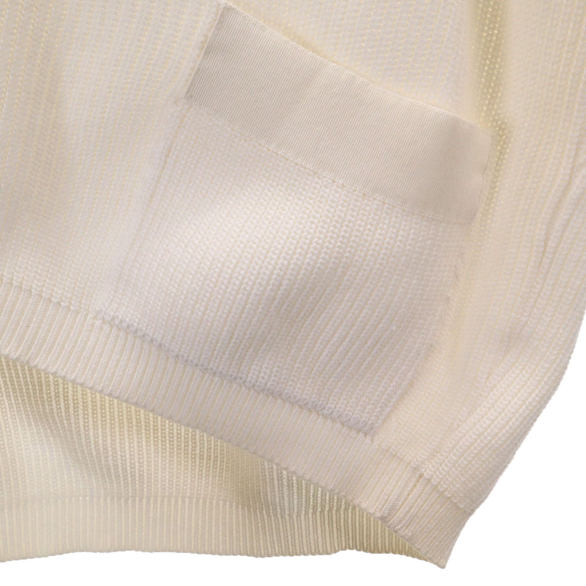 Salvatore Ferragamo サルヴァトーレフェラガモ イタリア製 長袖 Vネック ニットカーディガン L ホワイト レディース