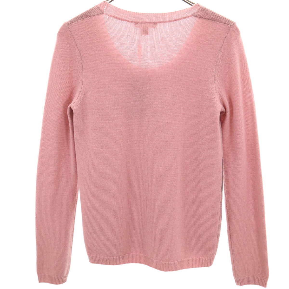 未使用 BURBERRY BRIT バーバリーブリット カシミアブレンド 長袖 セーター XS くすみピンク系 ニット レディース
