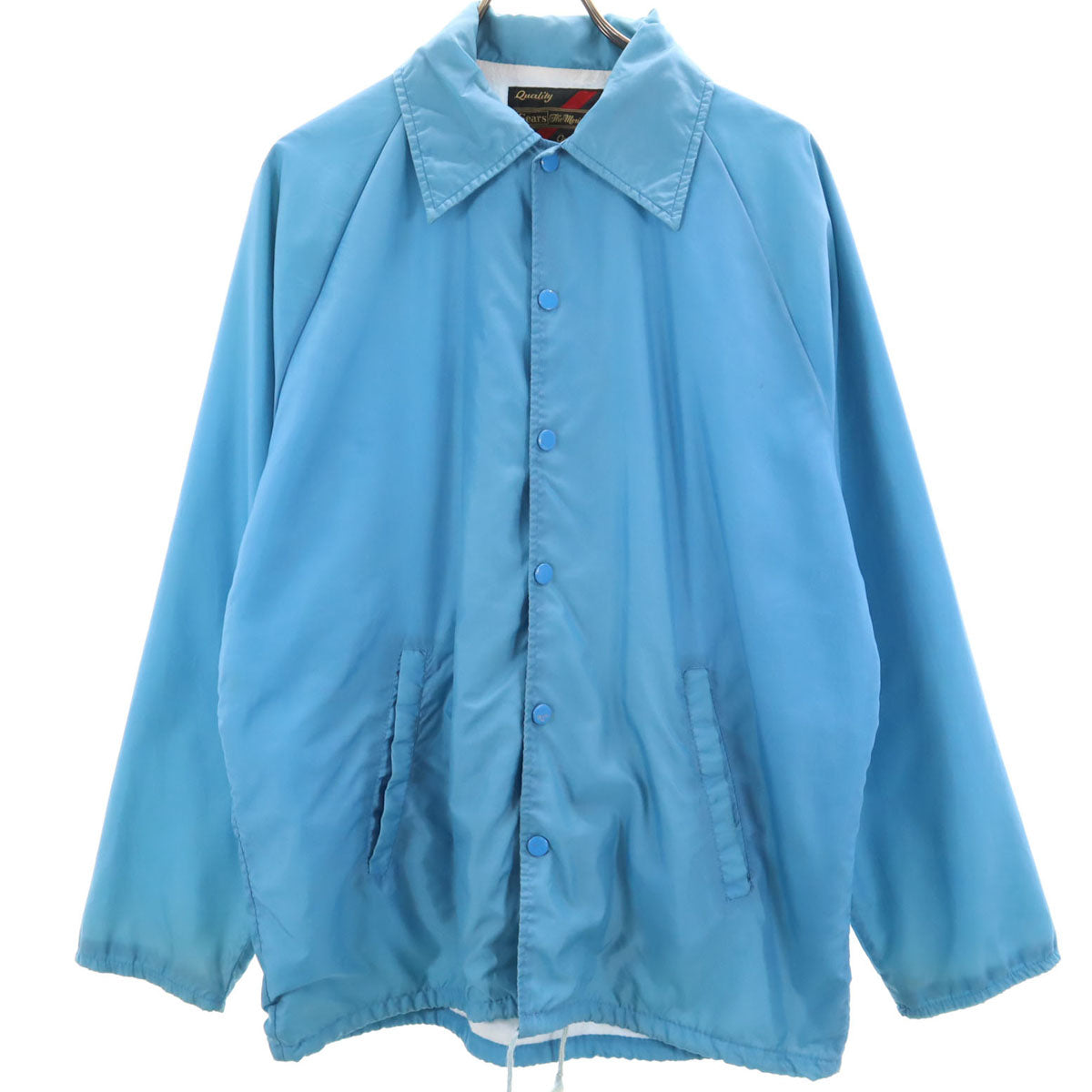 Sears シアーズ 70s ヴィンテージ コーチジャケット M 水色 メンズ