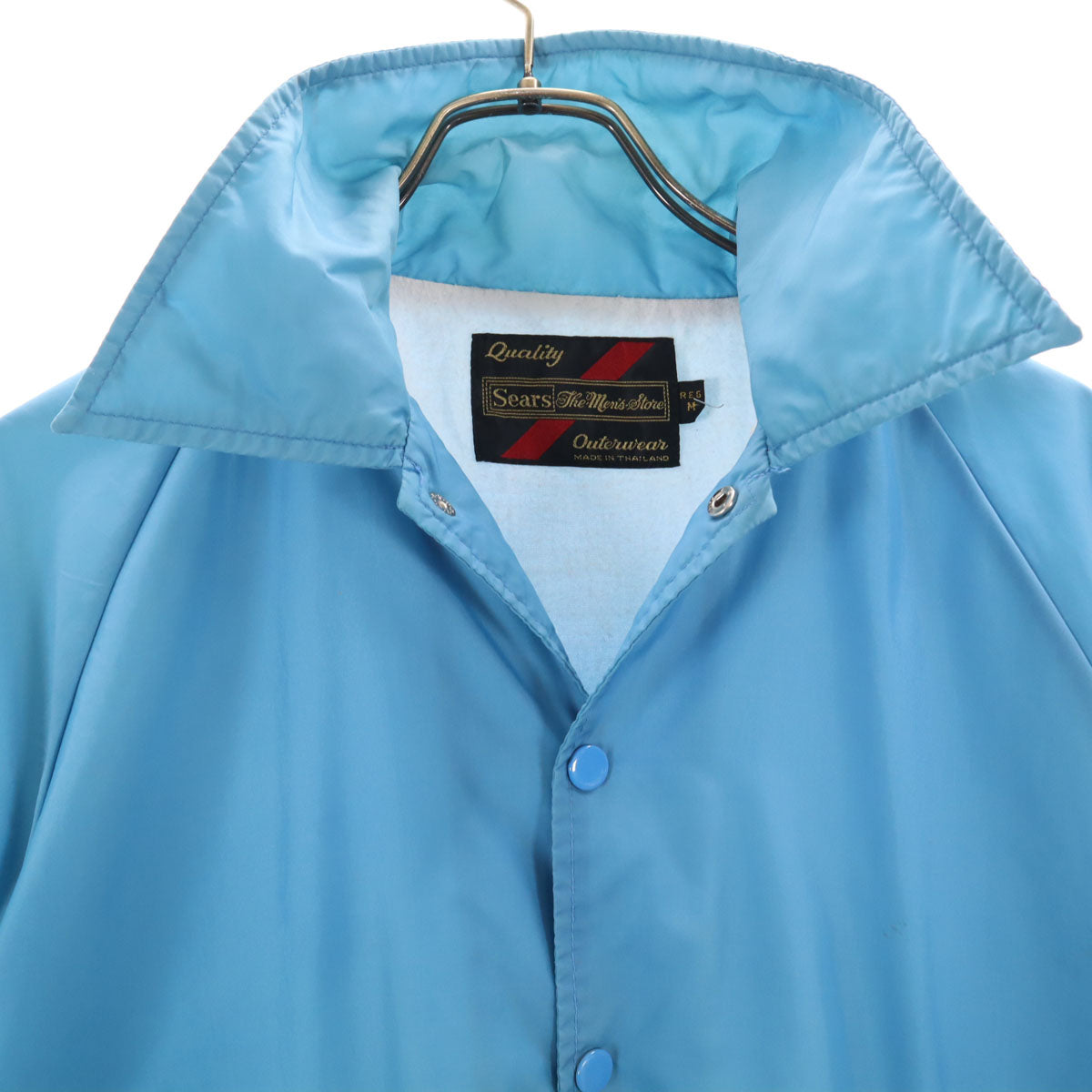 Sears シアーズ 70s ヴィンテージ コーチジャケット M 水色 メンズ