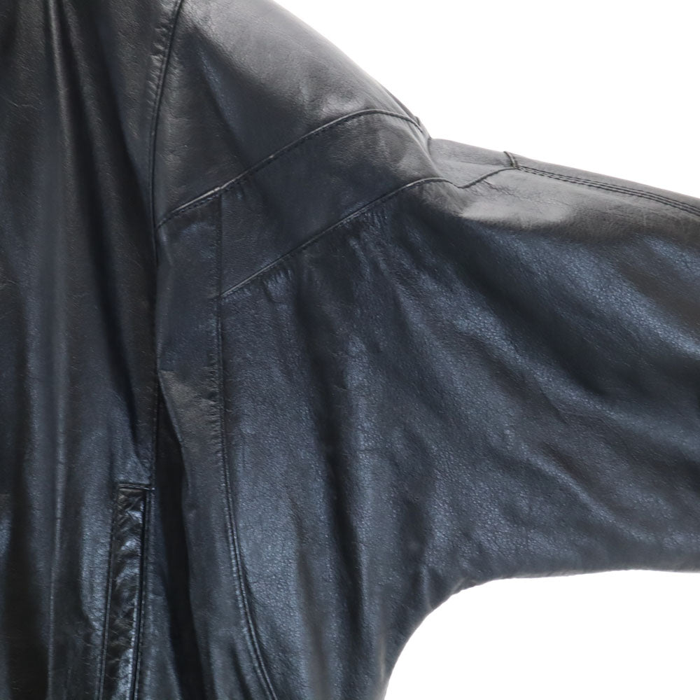 Peter England ピーターイングランド レザージャケット L ブラック メンズ