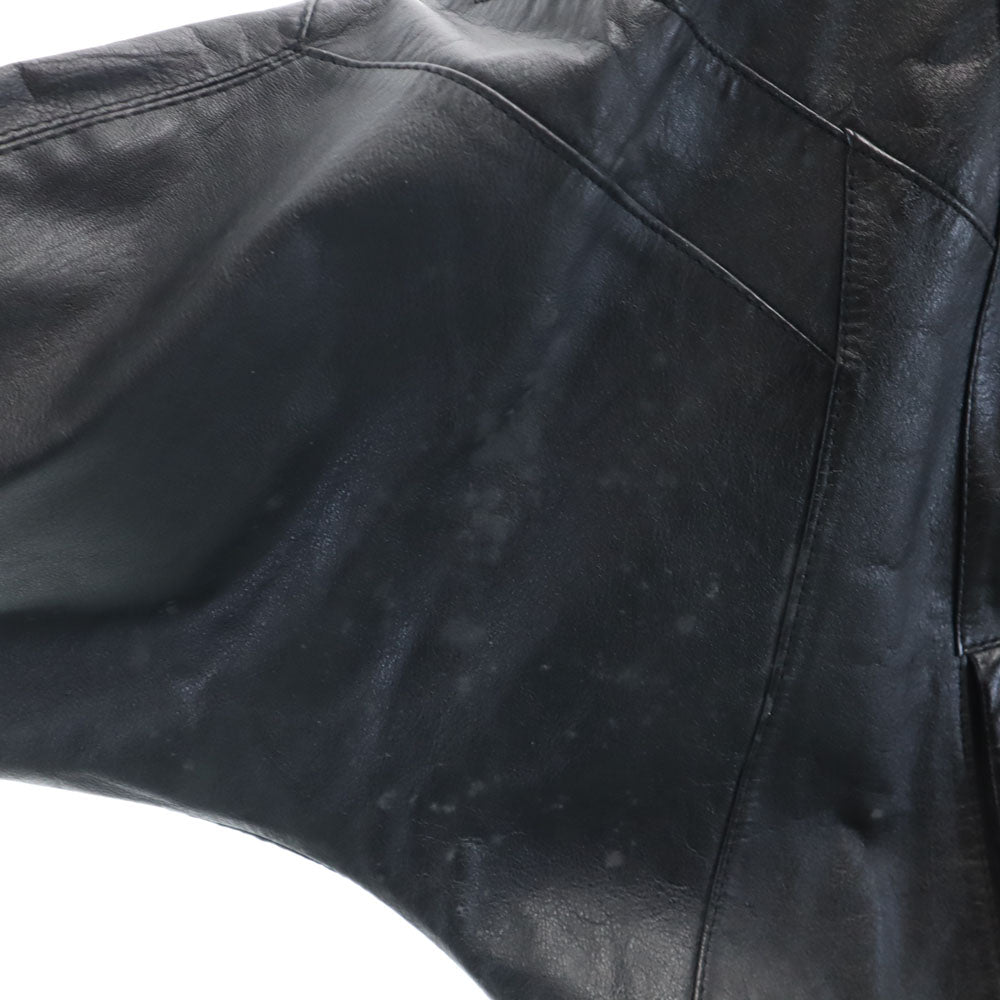 Peter England ピーターイングランド レザージャケット L ブラック メンズ