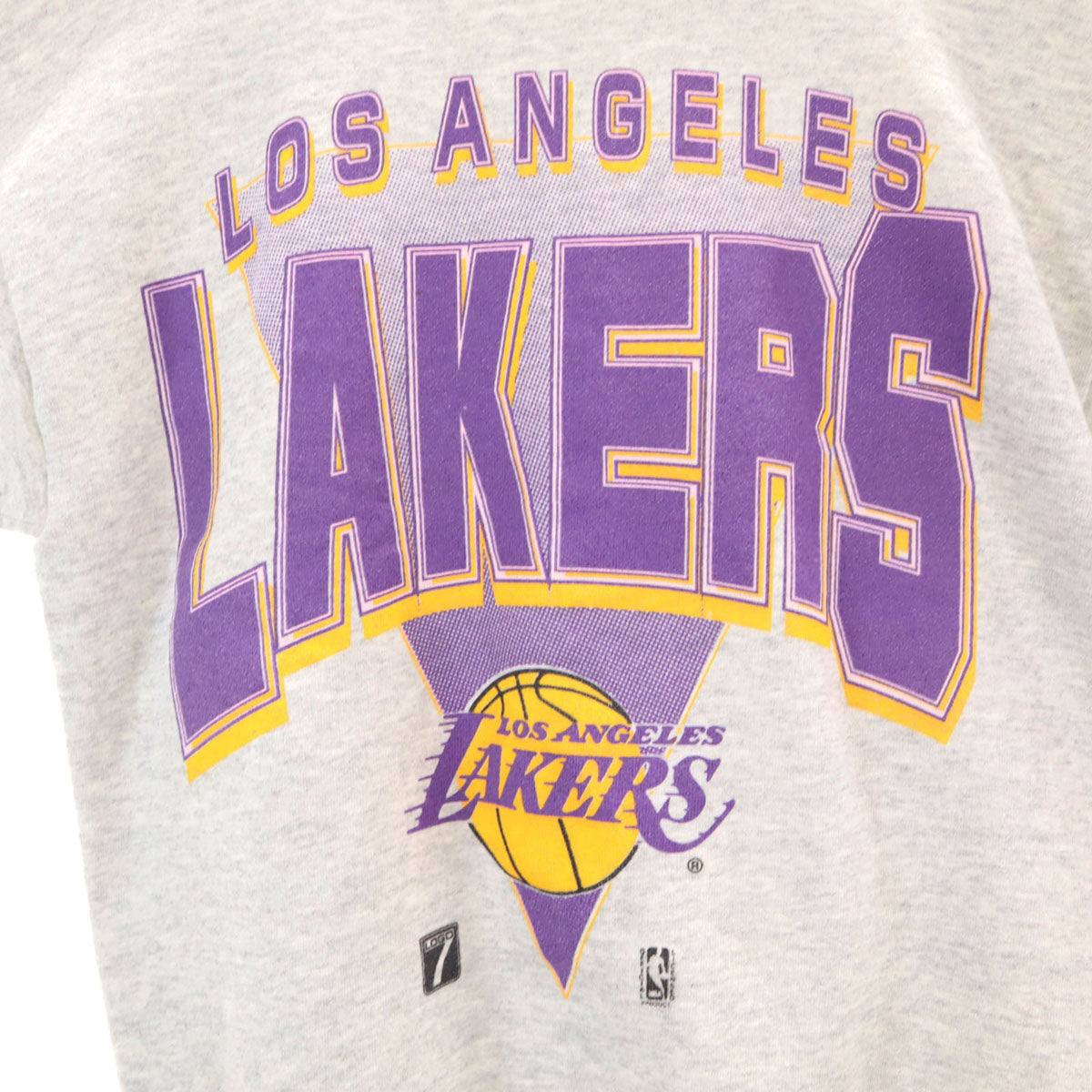COMPETITOR 90s オールド 長袖 スウェット トレーナー グレー 裏起毛 ロサンゼルスレイカーズ メンズ