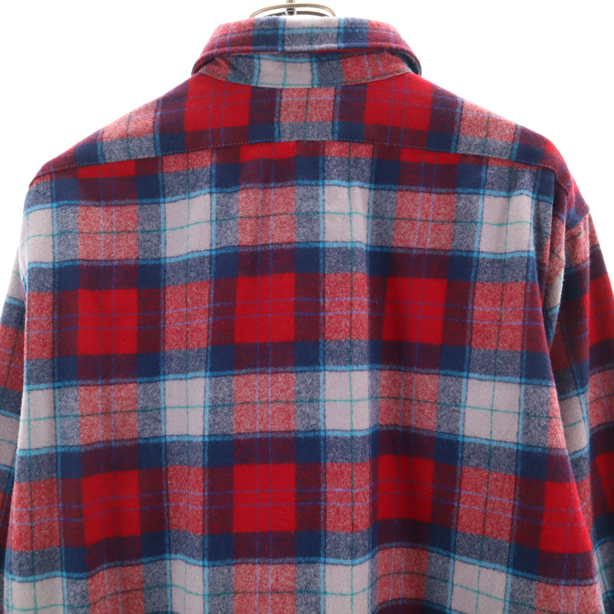 PENDLETON ペンドルトン 70s USA製 ウール ヴィンテージ チェック柄 長袖 シャツ L メンズ