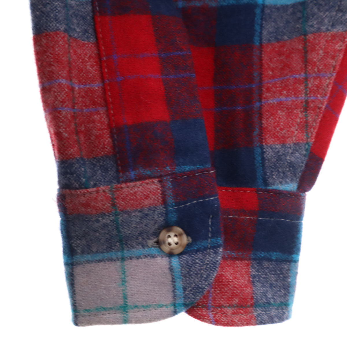 PENDLETON ペンドルトン 70s USA製 ウール ヴィンテージ チェック柄 長袖 シャツ L メンズ