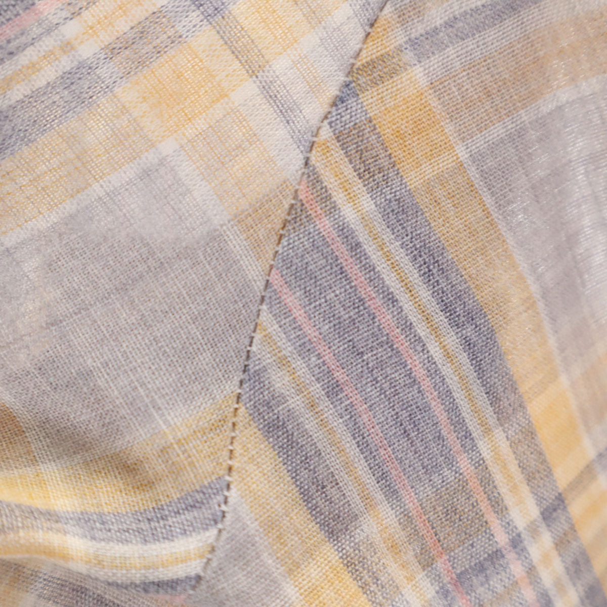 JC PENNEY ジェーシーペニー 70s ヴィンテージ チェック柄 長袖 ウエスタンシャツ M グレー系 メンズ