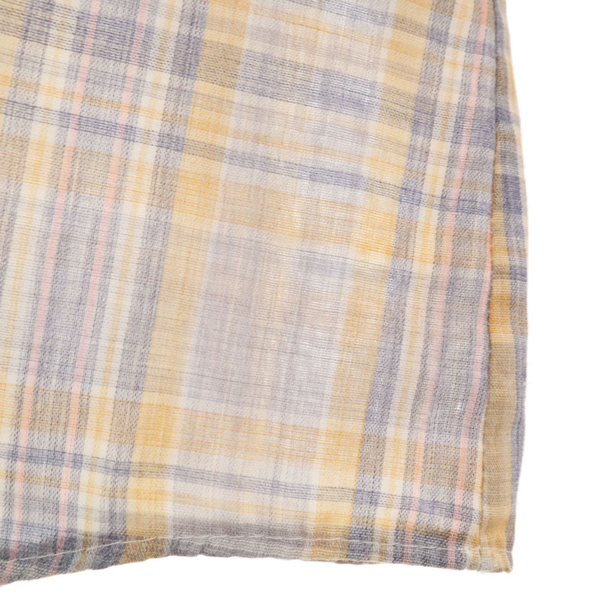 JC PENNEY ジェーシーペニー 70s ヴィンテージ チェック柄 長袖 ウエスタンシャツ M グレー系 メンズ