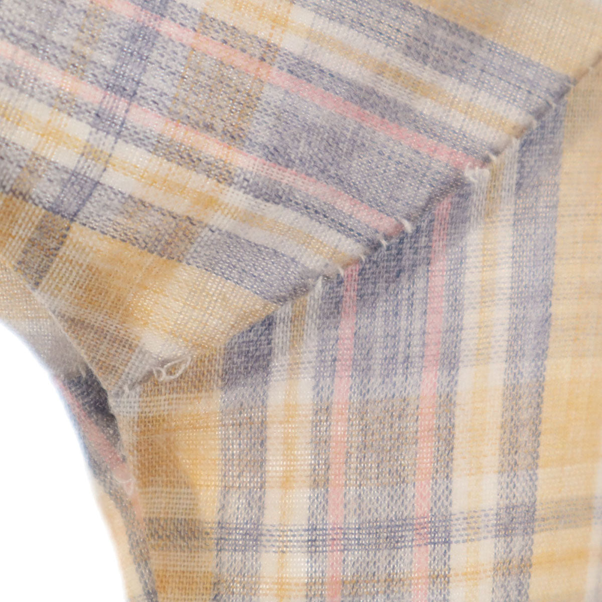 JC PENNEY ジェーシーペニー 70s ヴィンテージ チェック柄 長袖 ウエスタンシャツ M グレー系 メンズ