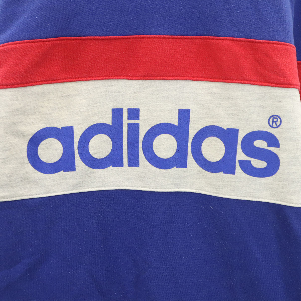 adidas アディダス 80s ヴィンテージ 長袖 スウェット M-L 青紫 デサント トレーナー メンズ