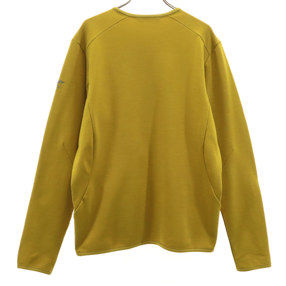 ARC'TERYX アークテリクス 長袖 カイヤナイトテク ウール クルーネック カットソー S マスタード系 裏フリース アウトドア メンズ