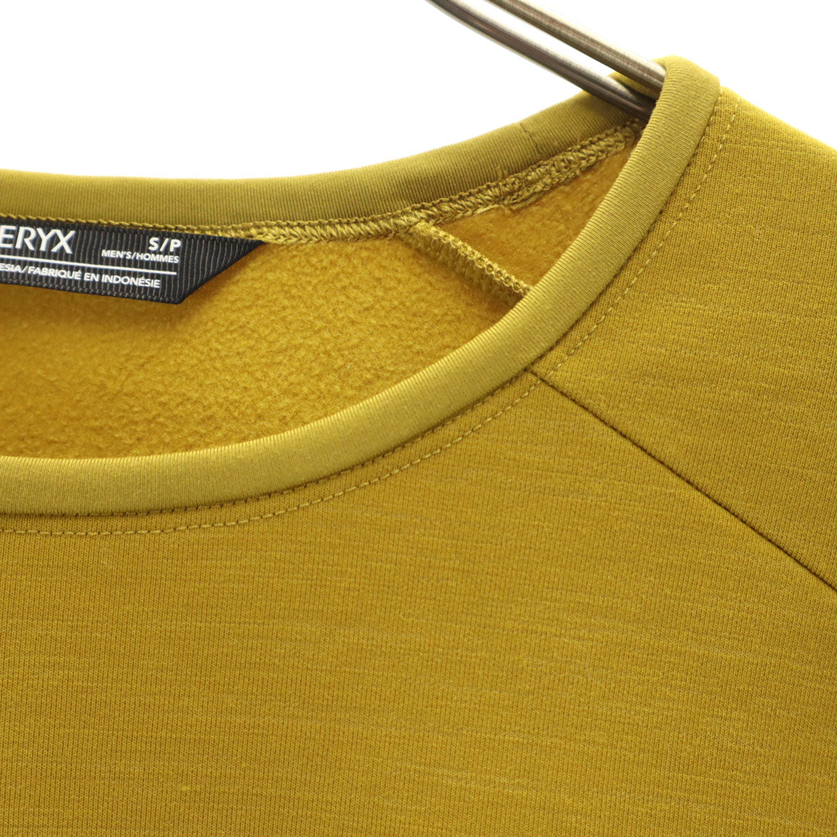 ARC'TERYX アークテリクス 長袖 カイヤナイトテク ウール クルーネック カットソー S マスタード系 裏フリース アウトドア メンズ