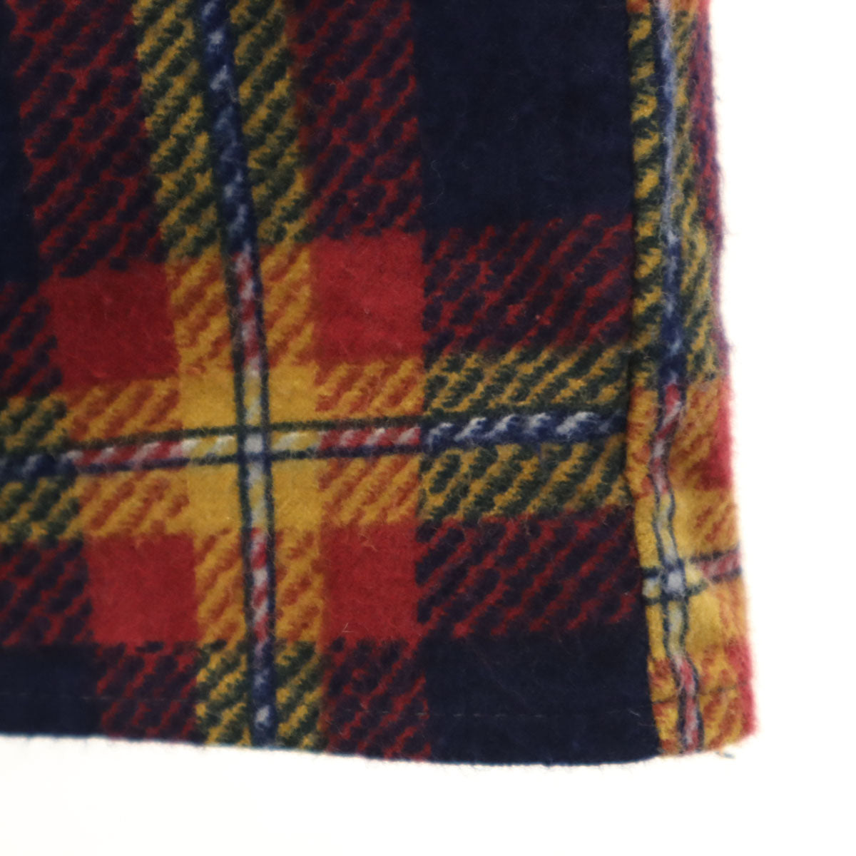 MAYWOOD 60s 70s ヴィンテージ チェック柄 長袖 ネルシャツ M ネイビー メンズ