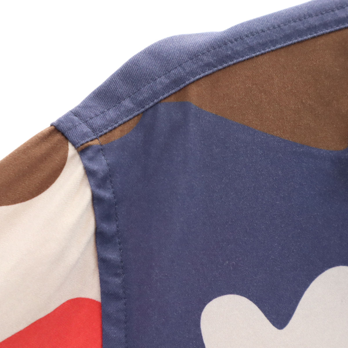 BOSS HUGO BOSS ボスヒューゴボス カモフラ柄 長袖 コットンシャツ S ネイビー 迷彩 メンズ