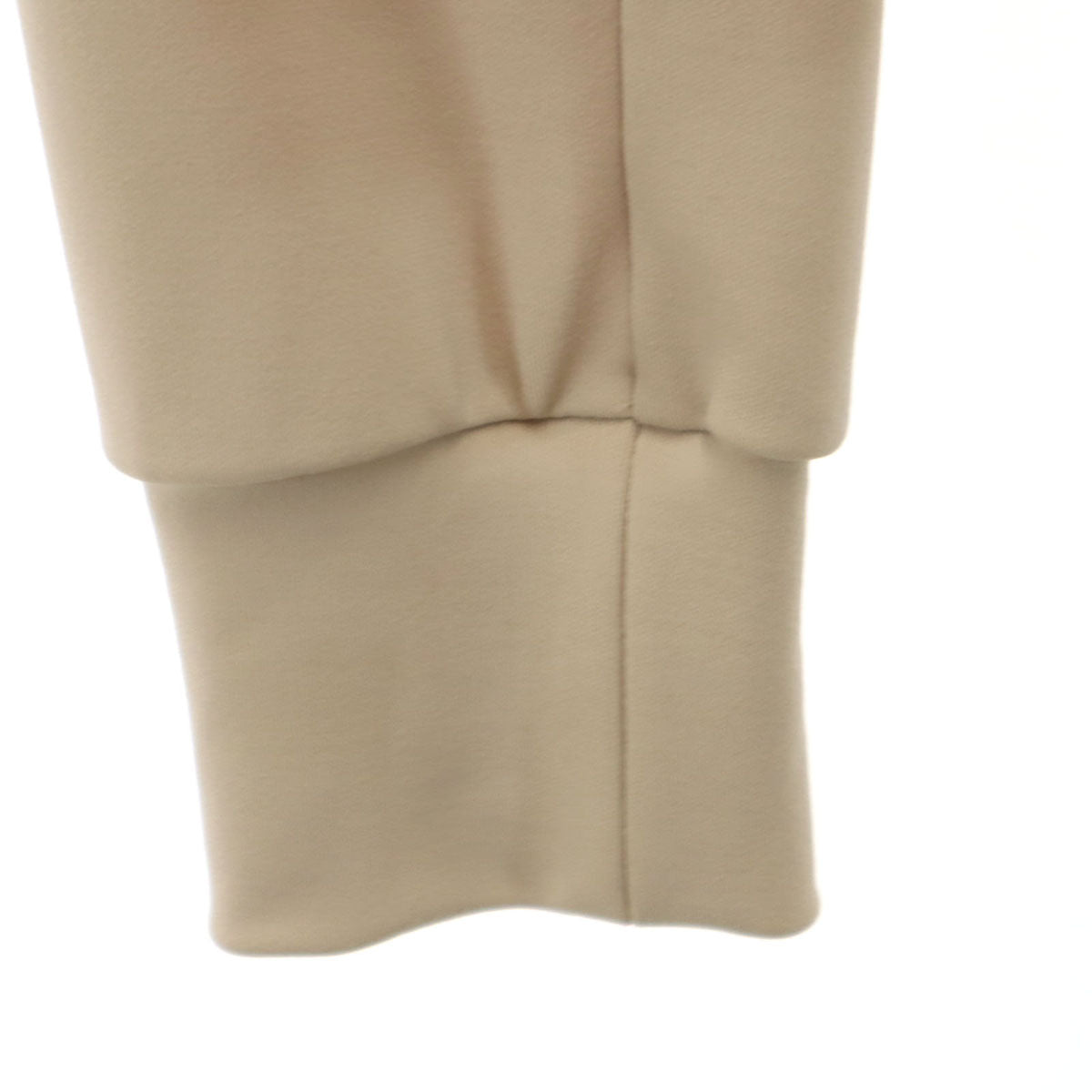 FOXEY NEW YORK フォクシーニューヨーク 日本製 長袖 ジップパーカー 42 ベージュ レディース