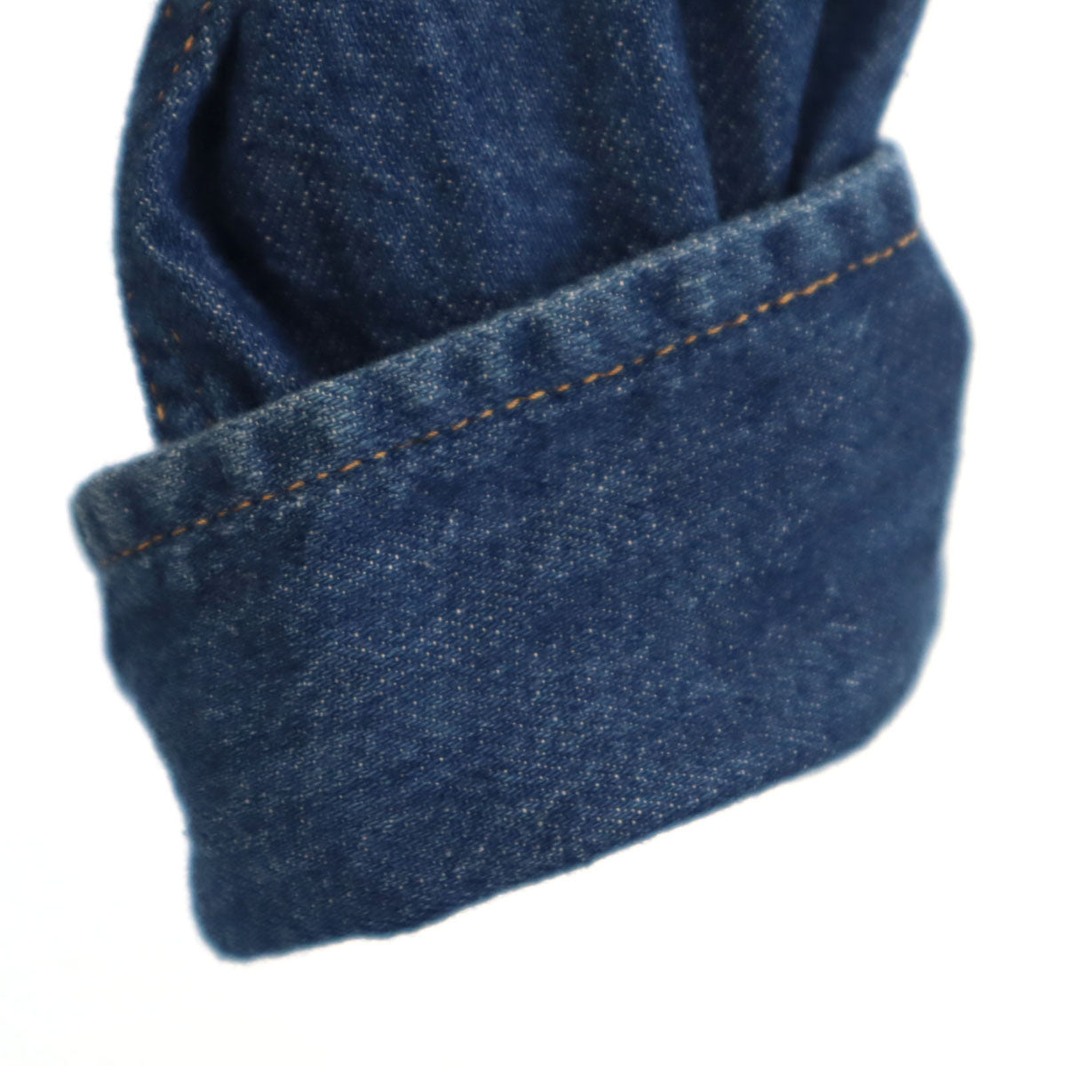 BRU NA BOINNE ブルーナボイン 日本製 長袖 デニム ボタンダウンシャツ 1 インディゴブルー メンズ