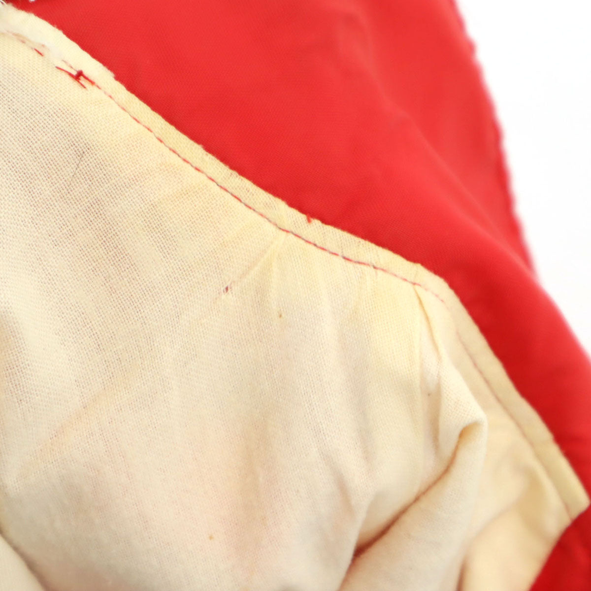 70s 80s ヴィンテージ デュポン社ワッペン コーチジャケット レッド系 メンズ