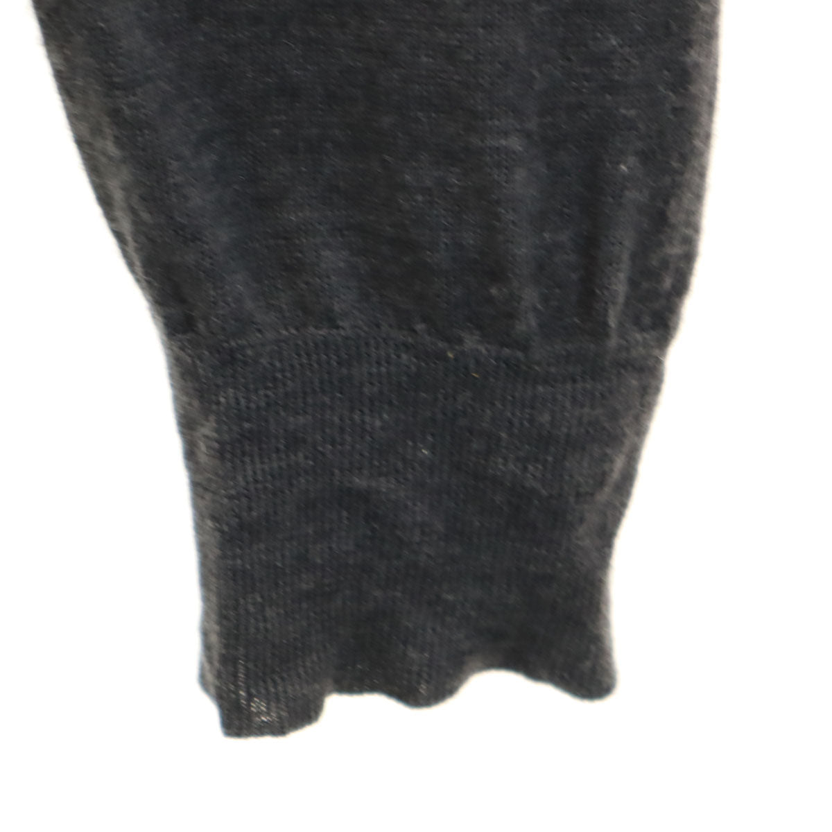 JAN COMME des GARCONS ヤンコムデギャルソン 2005年4月 日本製 長袖 Vネック ニットカーディガン M チャコールグレー メンズ