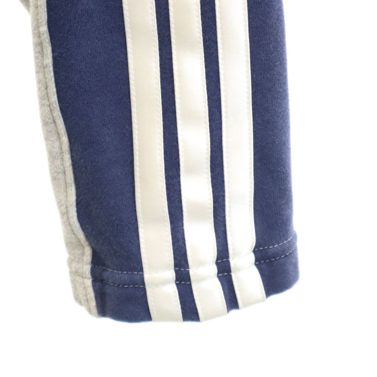 adidas アディダス 80s 日本製 ヴィンテージ トレフォイルロゴ 長袖 スウェット M-L グレー デサント トレーナー メンズ