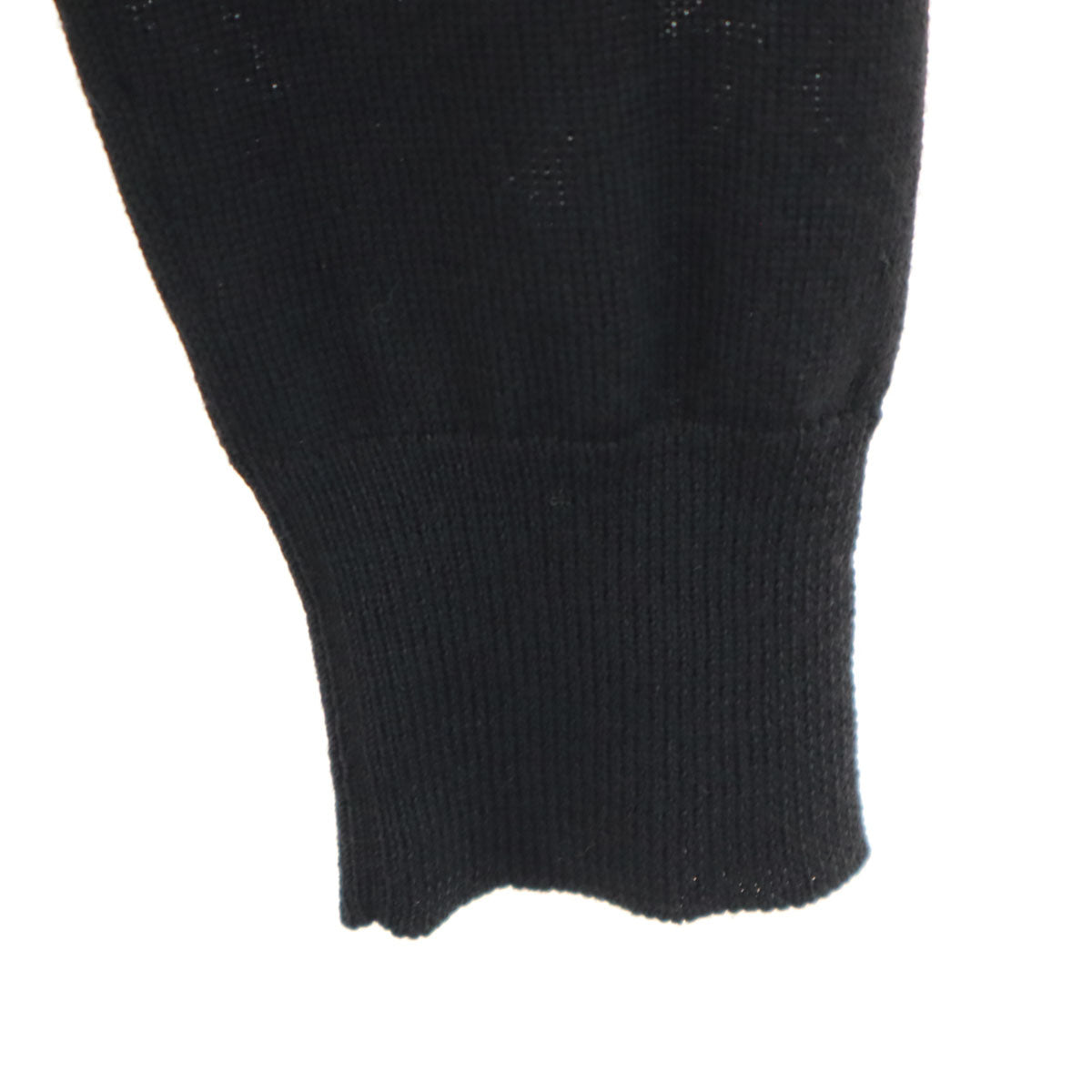 PRADA プラダ 長袖 Vネック ニットカーディガン 38 ブラック レディース