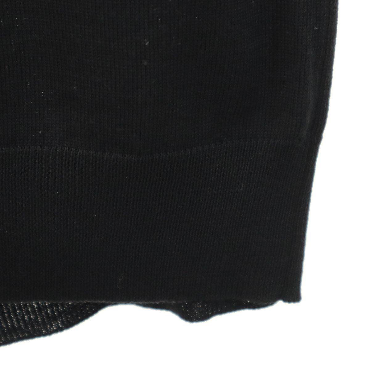 PRADA プラダ 長袖 Vネック ニットカーディガン 38 ブラック レディース