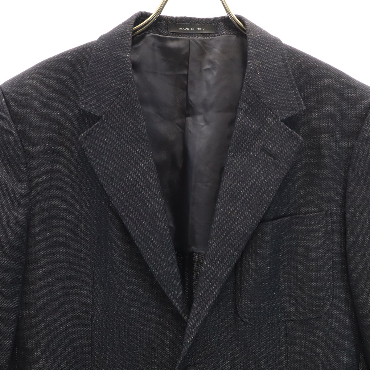 Emporio Armani エンポリオアルマーニ イタリア製 JOSE LINE テーラードジャケット 50 ネイビー ブレザー メンズ