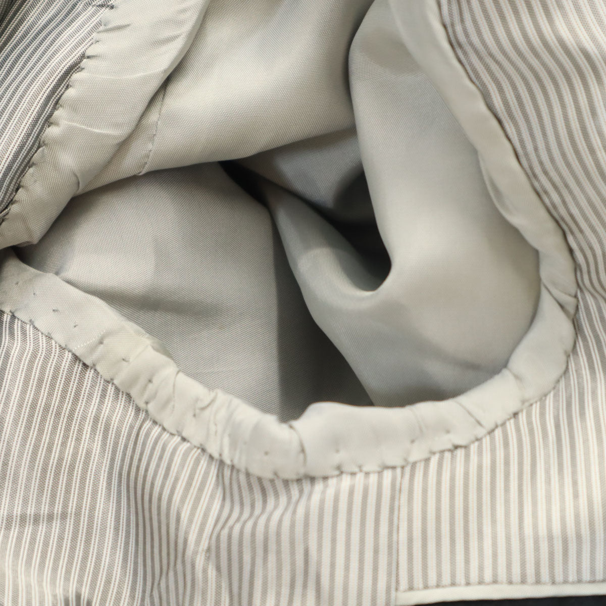 ARMANI COLLEZIONI アルマーニコレッツォーニ リネンブレンド M&M's テーラードジャケット 50 ブラック ブレザー メンズ