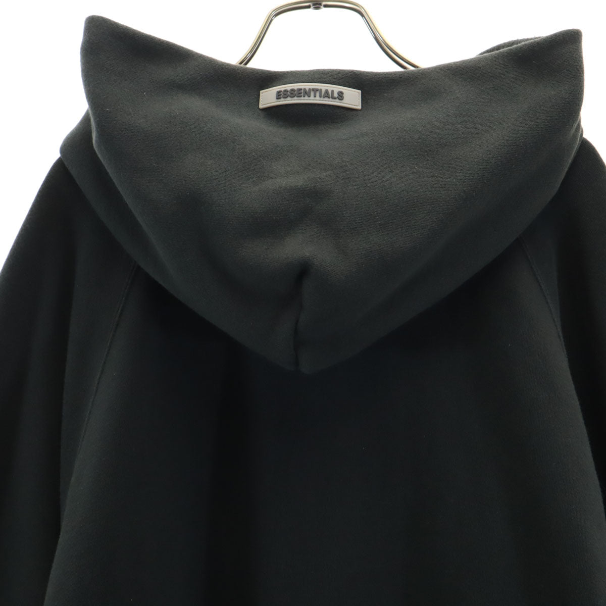 ESSENTIALS エッセンシャルズ 長袖 スウェットパーカー L ブラック系 裏起毛 メンズ