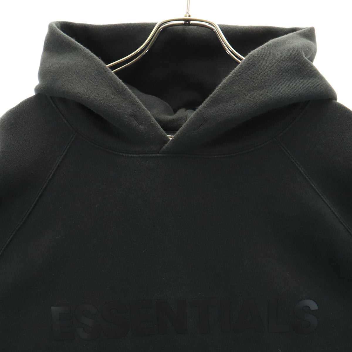 ESSENTIALS エッセンシャルズ 長袖 スウェットパーカー L ブラック系 裏起毛 メンズ