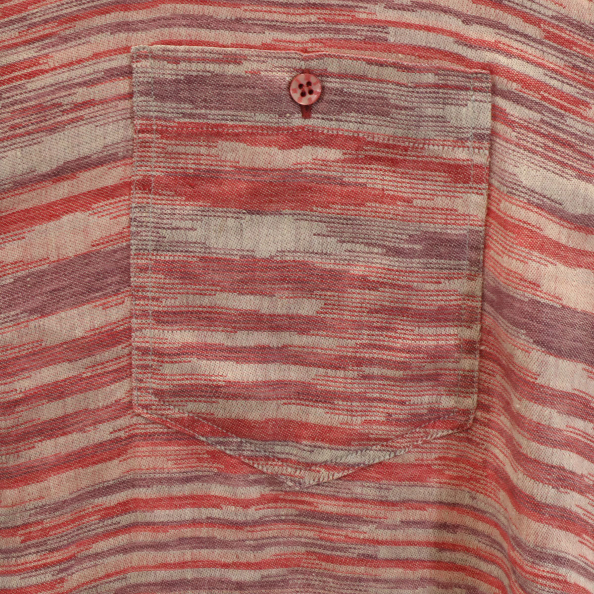Missoni ミッソーニ イタリア製 長袖 シャツ 52 レッド系 メンズ