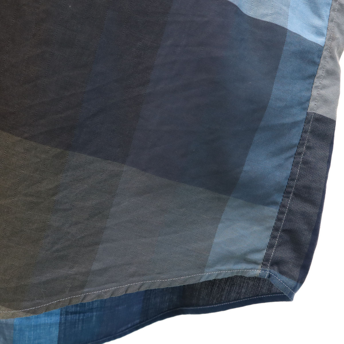 ETRO エトロ イタリア製 チェック柄 長袖 ボタンダウンシャツ 41 マルチ メンズ