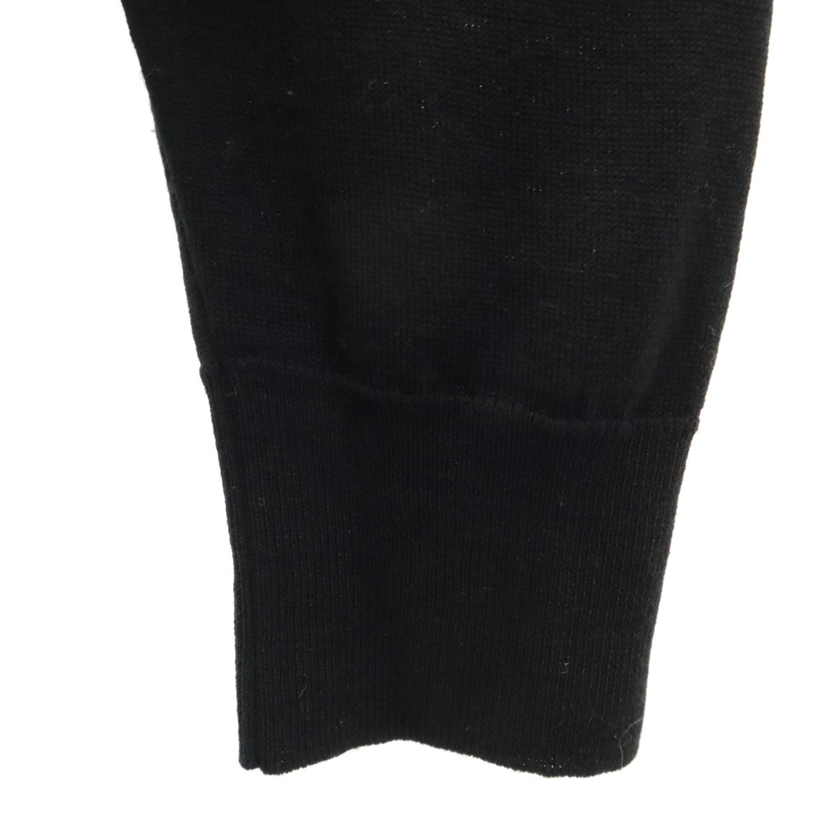 JOHN SMEDLEY ジョンスメドレー イギリス製 長袖 タートルネック ハイゲージ ニット XL ブラック レディース