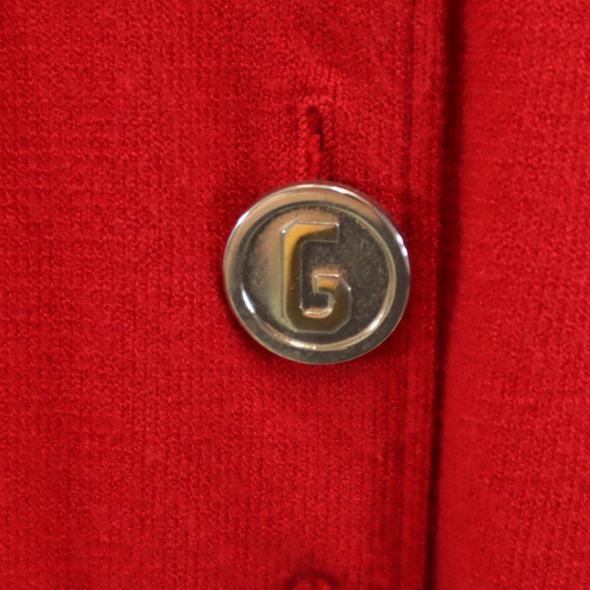 DOLCE&GABBANA ドルチェアンドガッバーナ イタリア製 長袖 Vネック ニットカーディガン 38 レッド レディース