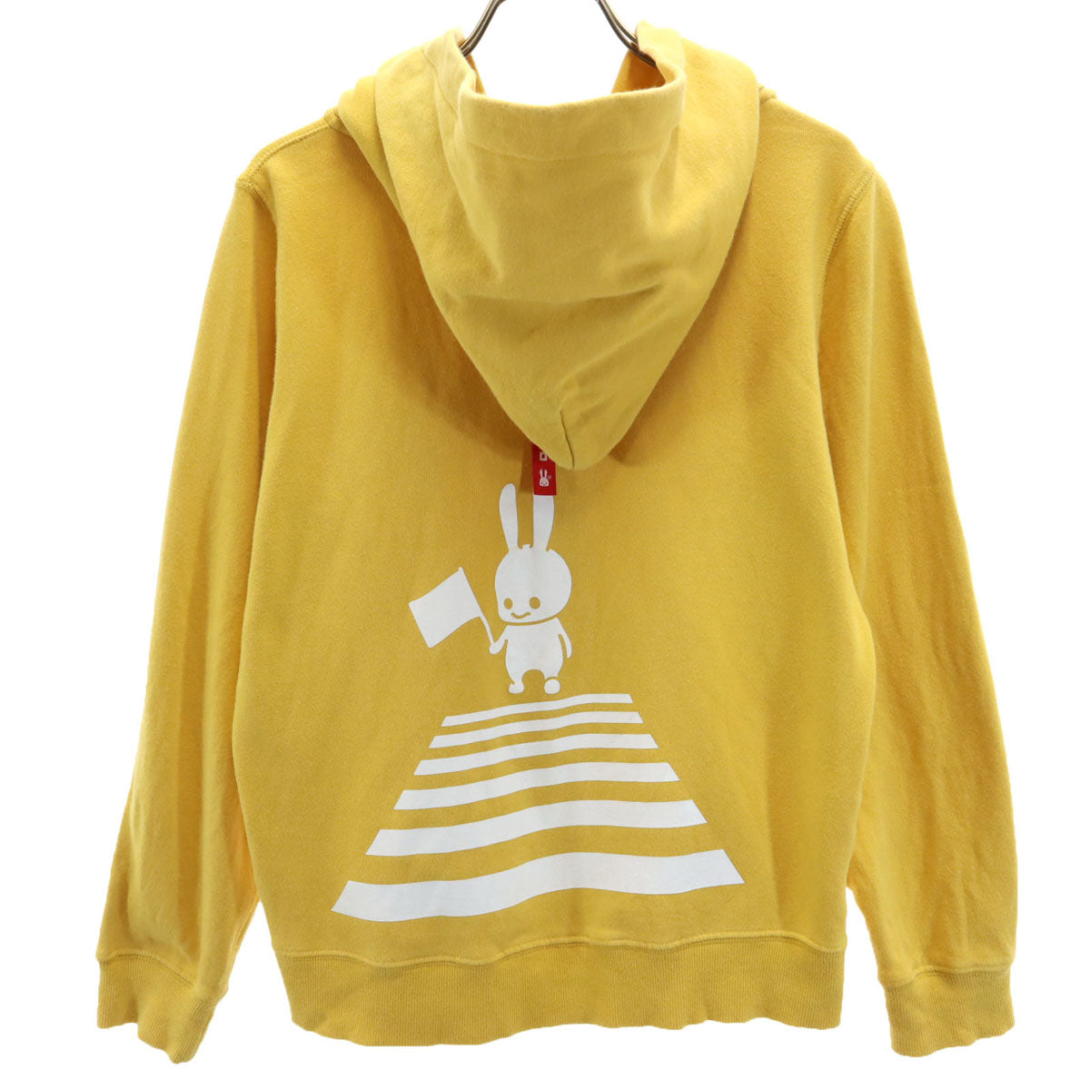 CUNE キューン 長袖 スウェット ジップパーカー S イエロー レディース