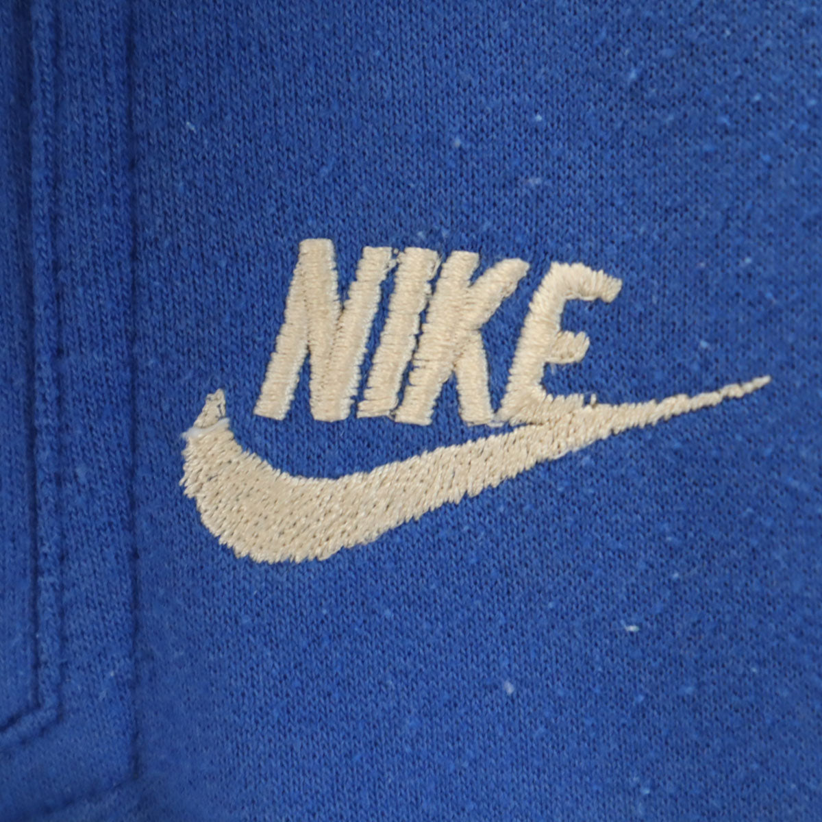 NIKE ナイキ 80s 紺タグ ヴィンテージ 長袖 ハーフジップ スウェットパーカー S ブルー メンズ