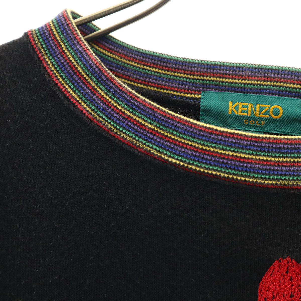KENZO GOLF ケンゾーゴルフ 90s 日本製 オールド 長袖 トレーナー 2 ブラック メンズ