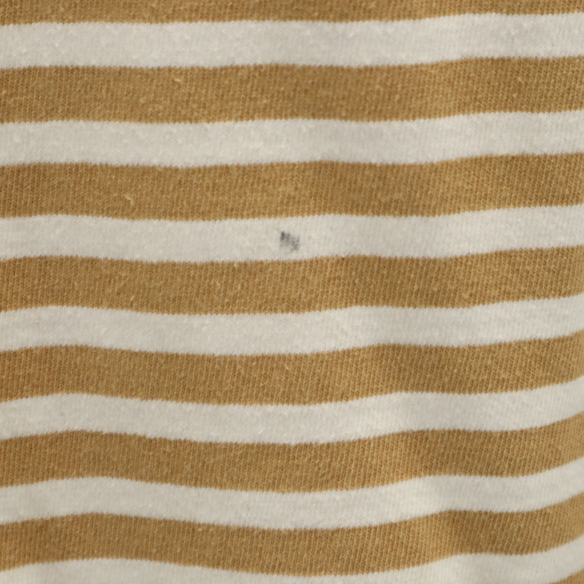 REMI RELIEF レミレリーフ 日本製 ボーダー柄 長袖 Tシャツ L ベージュ ロンT ポケT メンズ