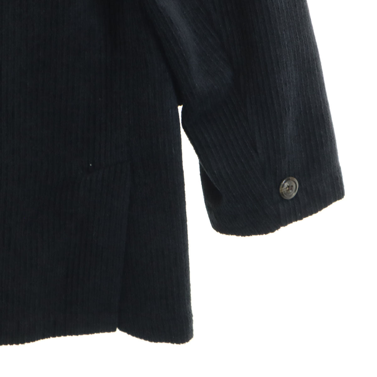 BURBERRY LONDON バーバリーロンドン 日本製 コーデュロイジャケット L ブラック 三陽商会 メンズ